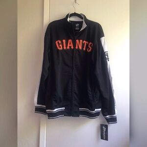 San Francisco Giants Men’s MLB Black & White Full zip Track Jacket